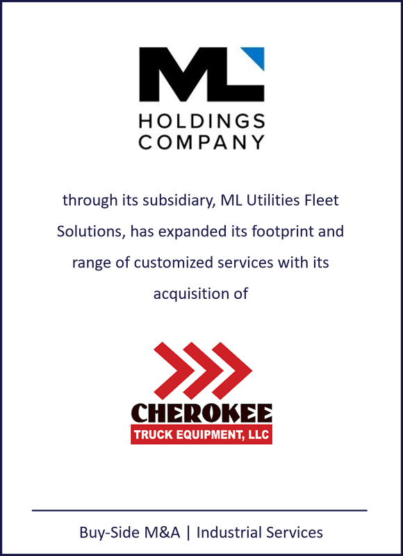 ML Holdings Company, ML Holdings, ML Utilities, Cherokee Truck Equipment, fleet solutions, Centennial Peaks Capital