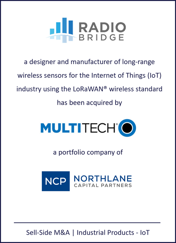 Radio Bridge, Multitech, Northlane Capital Partners, Internet of Things, Centennial Peaks Capital